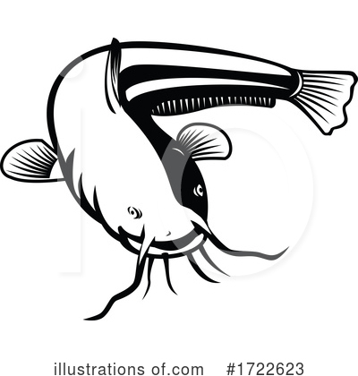 Royalty-Free (RF) Fish Clipart Illustration by patrimonio - Stock Sample #1722623