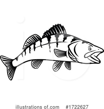 Royalty-Free (RF) Fish Clipart Illustration by patrimonio - Stock Sample #1722627