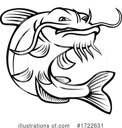 Royalty-Free (RF) Fish Clipart Illustration by patrimonio - Stock Sample #1722631