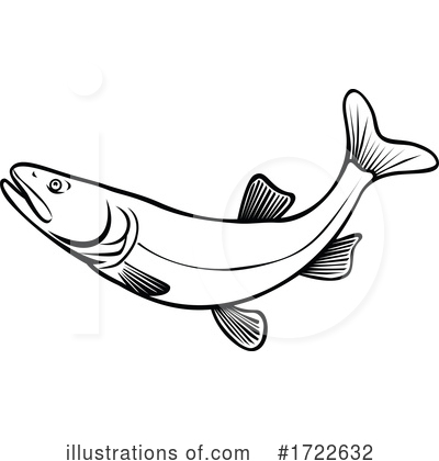 Royalty-Free (RF) Fish Clipart Illustration by patrimonio - Stock Sample #1722632