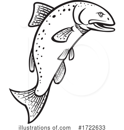Royalty-Free (RF) Fish Clipart Illustration by patrimonio - Stock Sample #1722633