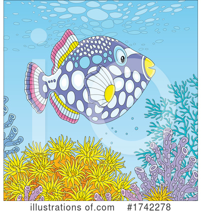 Royalty-Free (RF) Fish Clipart Illustration by Alex Bannykh - Stock Sample #1742278