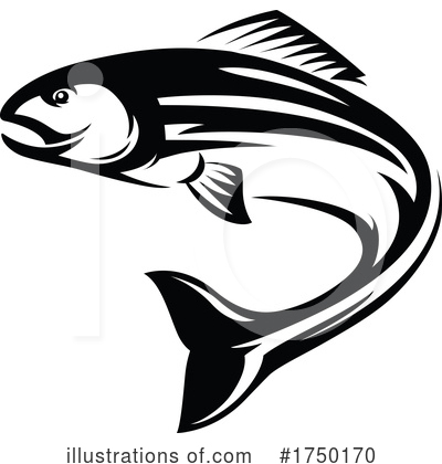 Salmon Clipart #1750170 by Vector Tradition SM