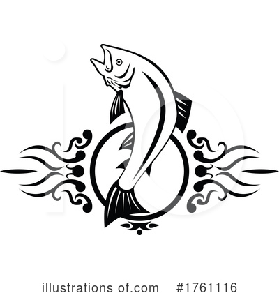 Royalty-Free (RF) Fish Clipart Illustration by patrimonio - Stock Sample #1761116