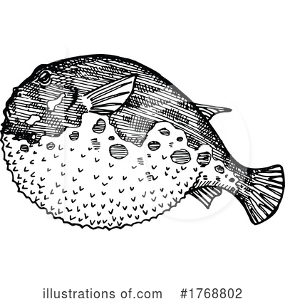 Puffer Fish Clipart #1768802 by Vector Tradition SM