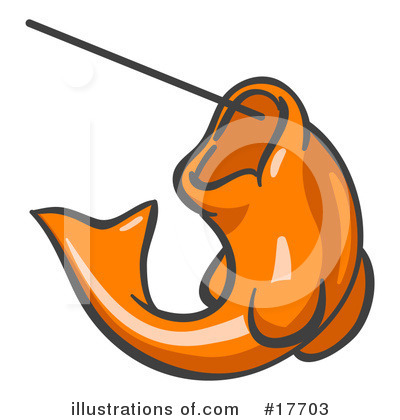 Royalty-Free (RF) Fish Clipart Illustration by Leo Blanchette - Stock Sample #17703