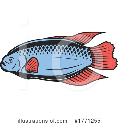 Royalty-Free (RF) Fish Clipart Illustration by Vector Tradition SM - Stock Sample #1771255
