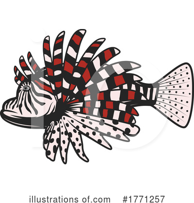 Lion Fish Clipart #1771257 by Vector Tradition SM