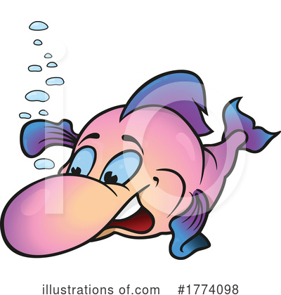 Royalty-Free (RF) Fish Clipart Illustration by dero - Stock Sample #1774098