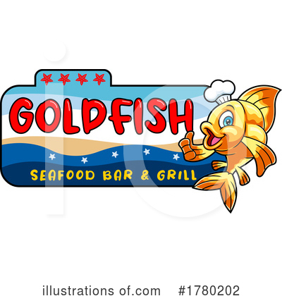 Goldfish Clipart #1780202 by Hit Toon