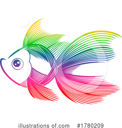 Goldfish Clipart #1780209 by Hit Toon