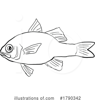 Royalty-Free (RF) Fish Clipart Illustration by patrimonio - Stock Sample #1790342