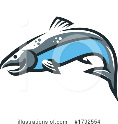 Salmon Clipart #1792554 by Vector Tradition SM