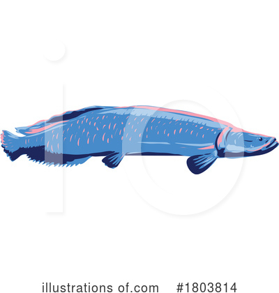 Royalty-Free (RF) Fish Clipart Illustration by patrimonio - Stock Sample #1803814