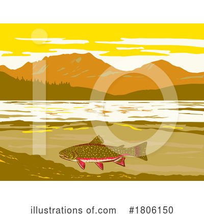 Royalty-Free (RF) Fish Clipart Illustration by patrimonio - Stock Sample #1806150
