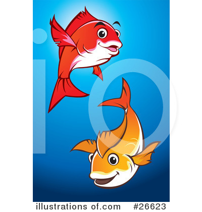 Royalty-Free (RF) Fish Clipart Illustration by NoahsKnight - Stock Sample #26623