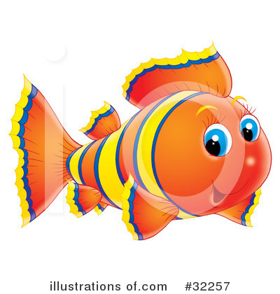 Royalty-Free (RF) Fish Clipart Illustration by Alex Bannykh - Stock Sample #32257