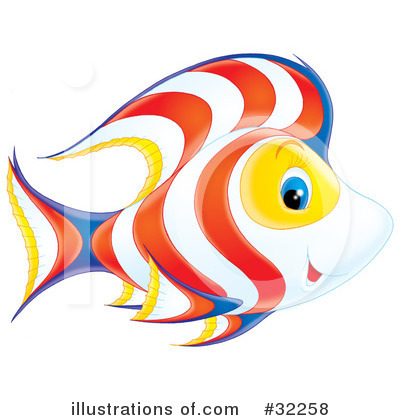 Royalty-Free (RF) Fish Clipart Illustration by Alex Bannykh - Stock Sample #32258