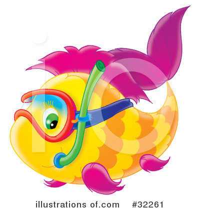 Royalty-Free (RF) Fish Clipart Illustration by Alex Bannykh - Stock Sample #32261