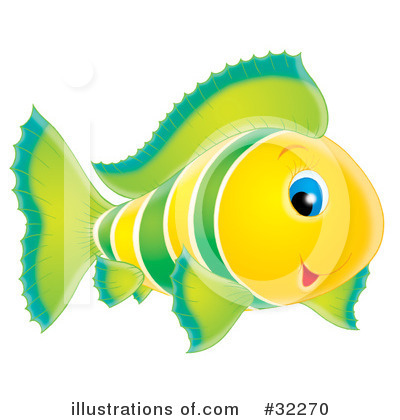 Royalty-Free (RF) Fish Clipart Illustration by Alex Bannykh - Stock Sample #32270