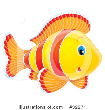 Royalty-Free (RF) Fish Clipart Illustration by Alex Bannykh - Stock Sample #32271