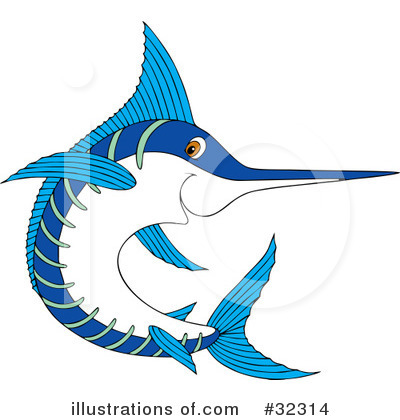 Royalty-Free (RF) Fish Clipart Illustration by Alex Bannykh - Stock Sample #32314