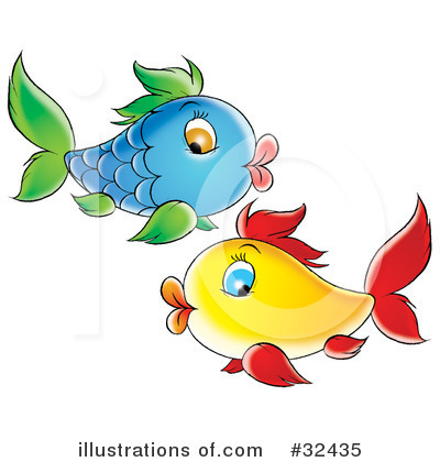 Royalty-Free (RF) Fish Clipart Illustration by Alex Bannykh - Stock Sample #32435