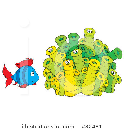 Royalty-Free (RF) Fish Clipart Illustration by Alex Bannykh - Stock Sample #32481
