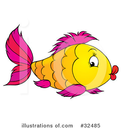 Royalty-Free (RF) Fish Clipart Illustration by Alex Bannykh - Stock Sample #32485