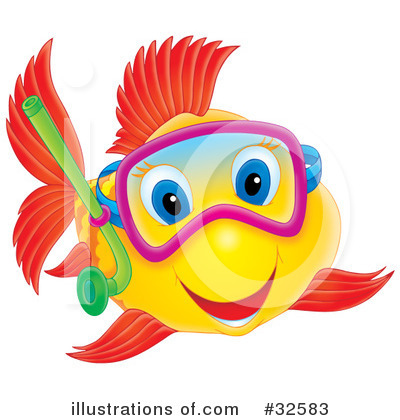 Royalty-Free (RF) Fish Clipart Illustration by Alex Bannykh - Stock Sample #32583