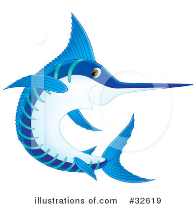 Royalty-Free (RF) Fish Clipart Illustration by Alex Bannykh - Stock Sample #32619