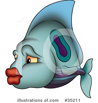 Royalty-Free (RF) Fish Clipart Illustration by dero - Stock Sample #35211