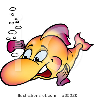 Royalty-Free (RF) Fish Clipart Illustration by dero - Stock Sample #35220