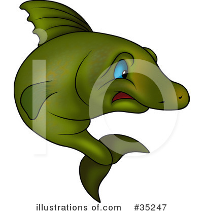 Royalty-Free (RF) Fish Clipart Illustration by dero - Stock Sample #35247