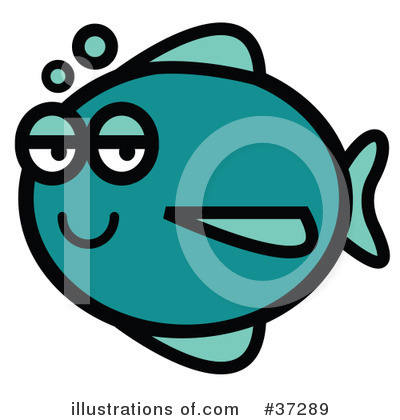Royalty-Free (RF) Fish Clipart Illustration by Andy Nortnik - Stock Sample #37289