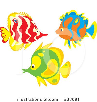 Royalty-Free (RF) Fish Clipart Illustration by Alex Bannykh - Stock Sample #38091