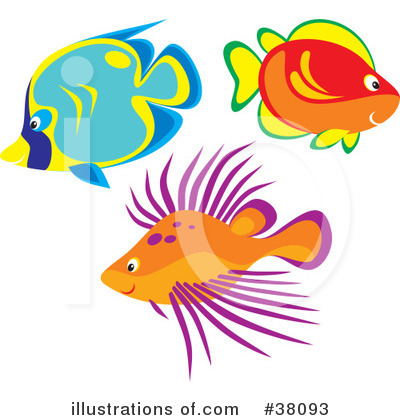 Royalty-Free (RF) Fish Clipart Illustration by Alex Bannykh - Stock Sample #38093