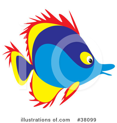 Royalty-Free (RF) Fish Clipart Illustration by Alex Bannykh - Stock Sample #38099