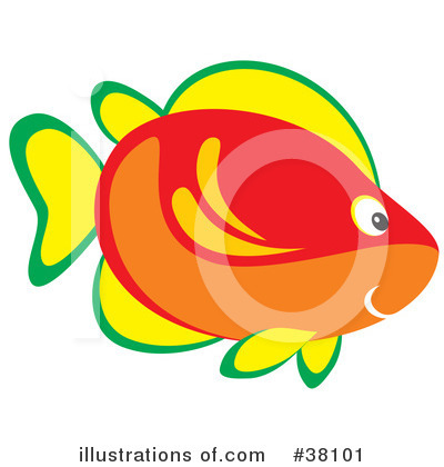 Royalty-Free (RF) Fish Clipart Illustration by Alex Bannykh - Stock Sample #38101