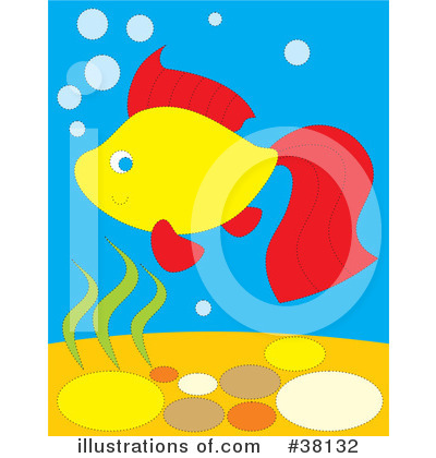 Royalty-Free (RF) Fish Clipart Illustration by Alex Bannykh - Stock Sample #38132