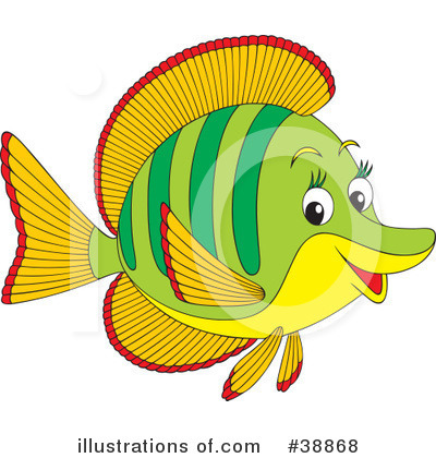 Royalty-Free (RF) Fish Clipart Illustration by Alex Bannykh - Stock Sample #38868