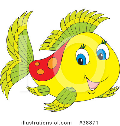 Royalty-Free (RF) Fish Clipart Illustration by Alex Bannykh - Stock Sample #38871