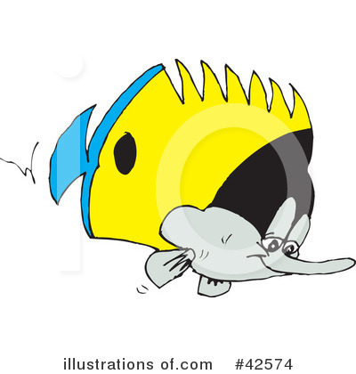 Royalty-Free (RF) Fish Clipart Illustration by Dennis Holmes Designs - Stock Sample #42574