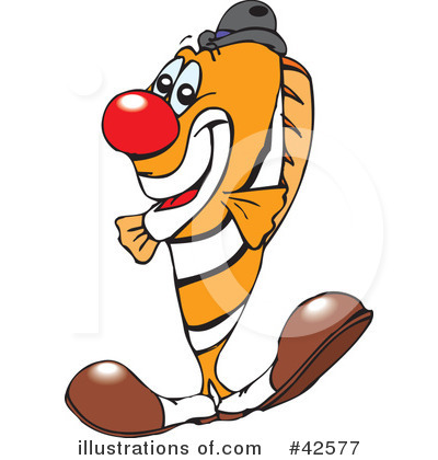 Clown Fish Clipart #42577 by Dennis Holmes Designs