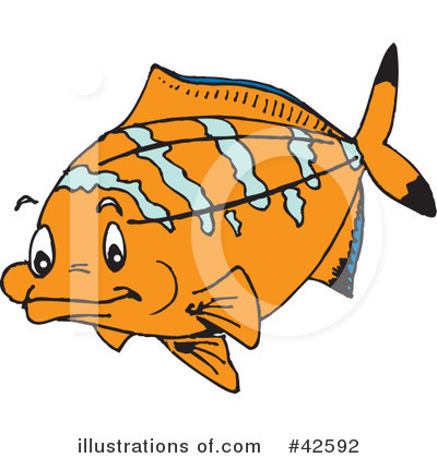 Royalty-Free (RF) Fish Clipart Illustration by Dennis Holmes Designs - Stock Sample #42592