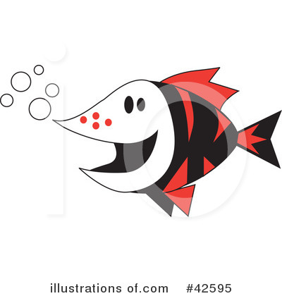 Royalty-Free (RF) Fish Clipart Illustration by Dennis Holmes Designs - Stock Sample #42595