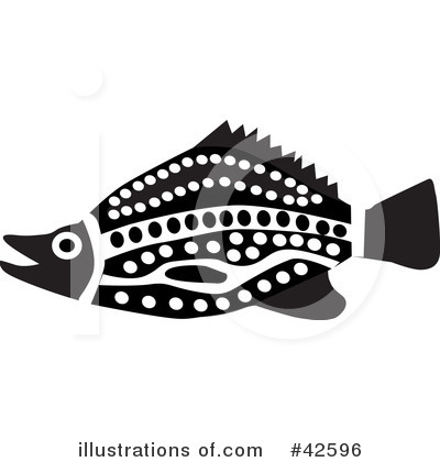 Royalty-Free (RF) Fish Clipart Illustration by Dennis Holmes Designs - Stock Sample #42596