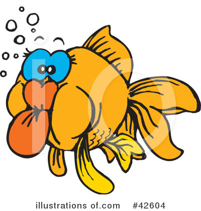 Royalty-Free (RF) Fish Clipart Illustration by Dennis Holmes Designs - Stock Sample #42604
