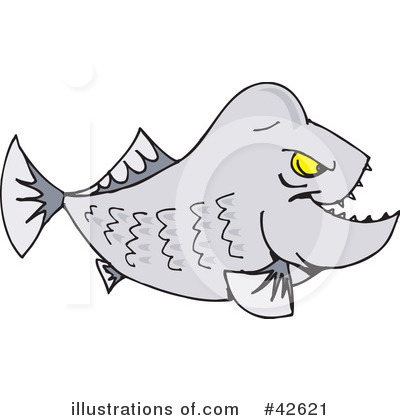 Royalty-Free (RF) Fish Clipart Illustration by Dennis Holmes Designs - Stock Sample #42621