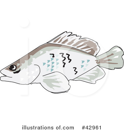 Royalty-Free (RF) Fish Clipart Illustration by Dennis Holmes Designs - Stock Sample #42961